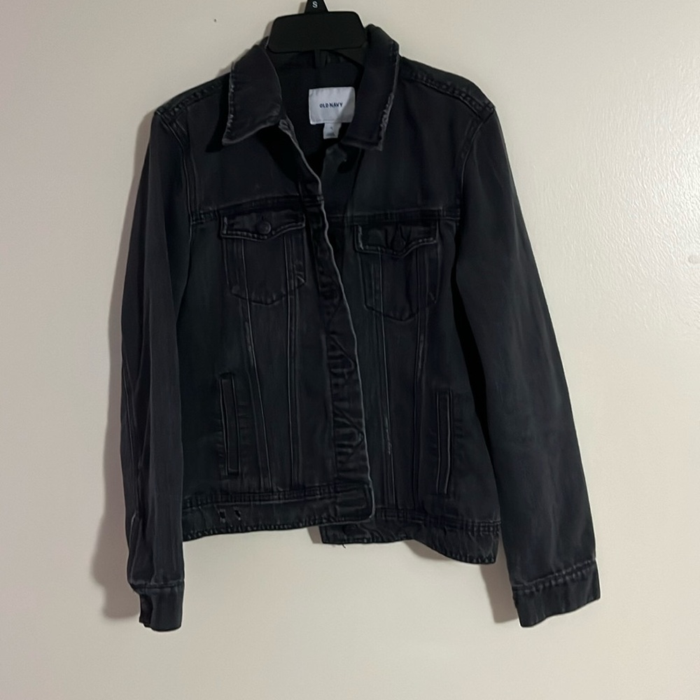 Old Navy Classic Jean Jacket Black Denim